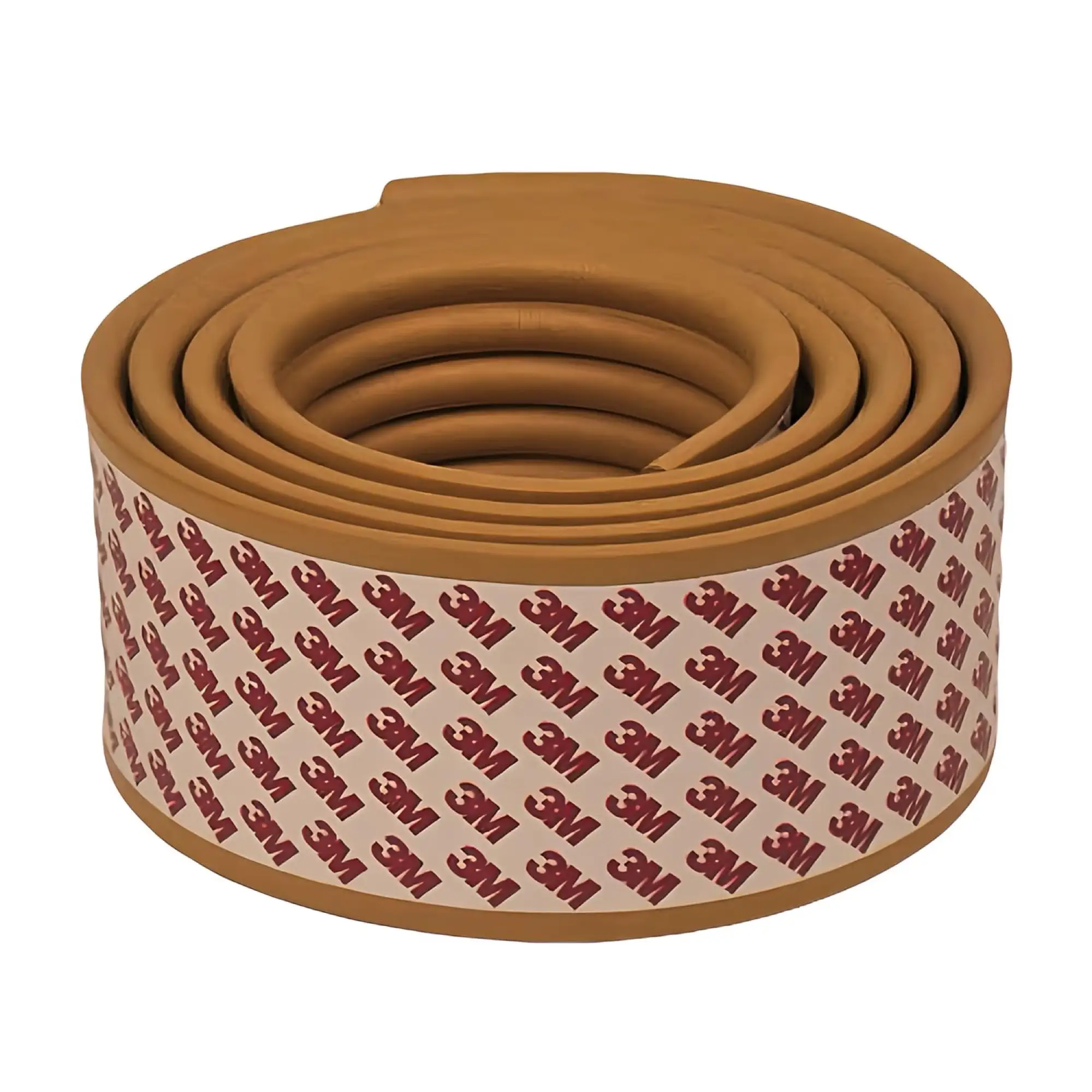 Baby Proofing Flat Edge Protector - 2 Mtrs Safety Strip, Wood Color