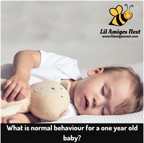 What is normal behaviour for a one year old baby?