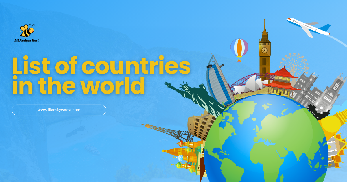 list of countries in the world alphabetically