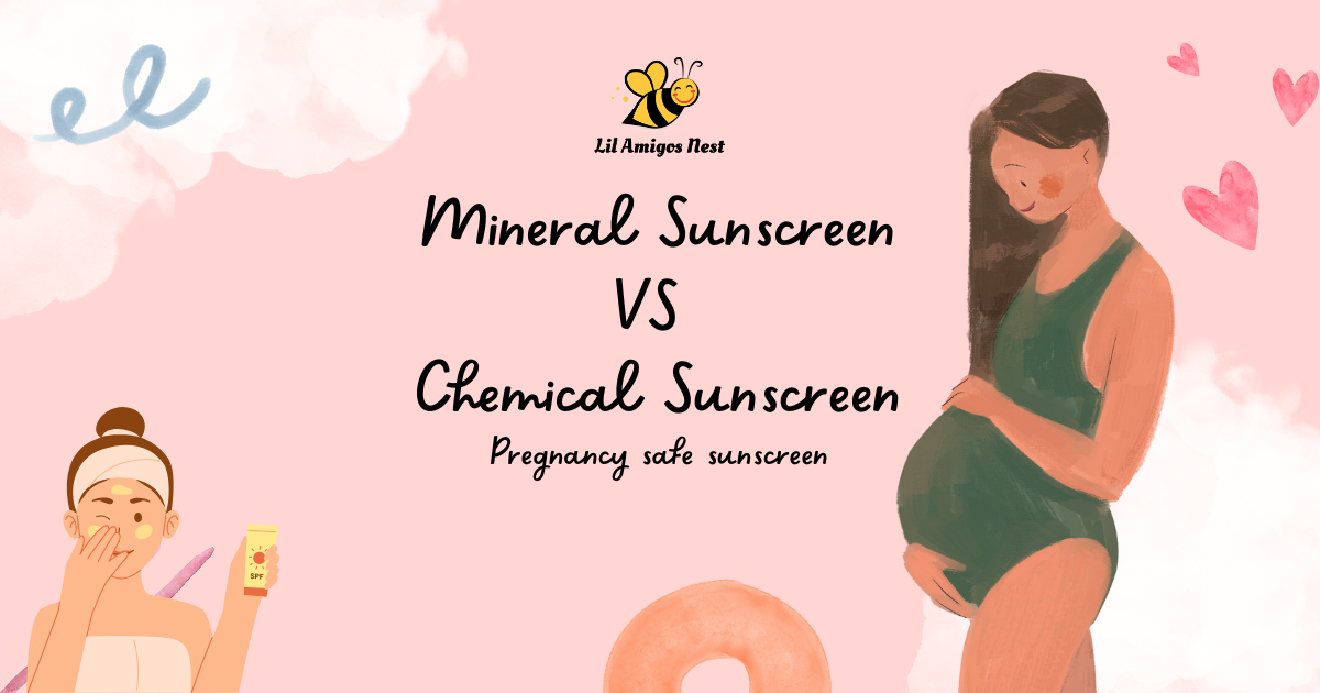 sunscreens for pregnancy, mineral vs chemical sunscreen